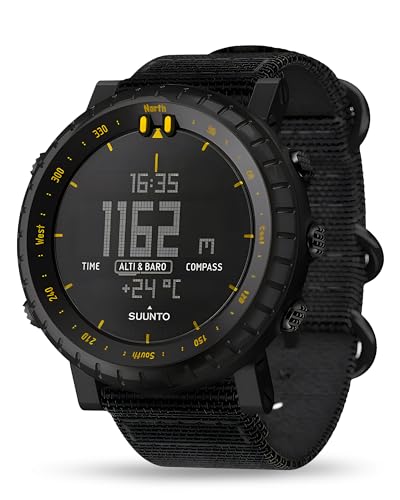 Suunto Core アウトドア スポーツウォッチ ブラック イエロー ワンサイズ